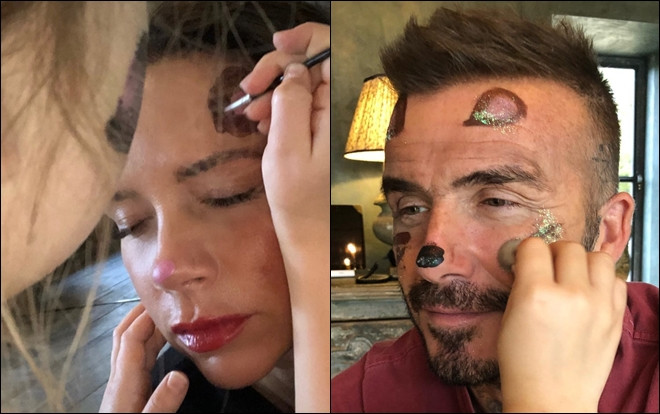 Vợ chồng David Beckham hé lộ hậu trường buổi trang điểm được phụ trách bởi… Harper Ảnh 2