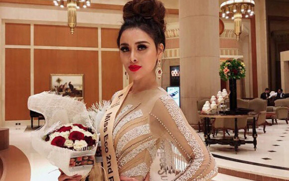 Thư Dung vướng 'lùm xùm' sau khi đăng quang Á hậu Miss Eco International 2018. Ảnh 2