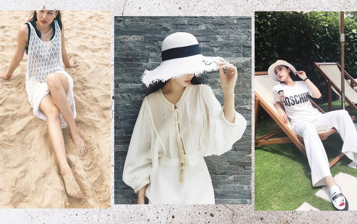 Kỳ Duyên cùng 'hội chị em nhà giàu' khoe street style toàn tông trắng, Bảo Anh che kín mặt vẫn 'chất ngầu' trên phố Ảnh 2