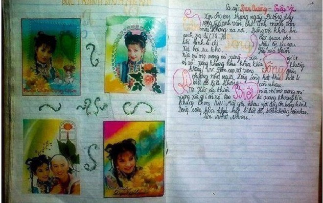 Cả bầu trời tuổi thơ thu nhỏ bằng quyền vở chi chít nhãn dãn thần tượng 'vang bóng một thời' Ảnh 2