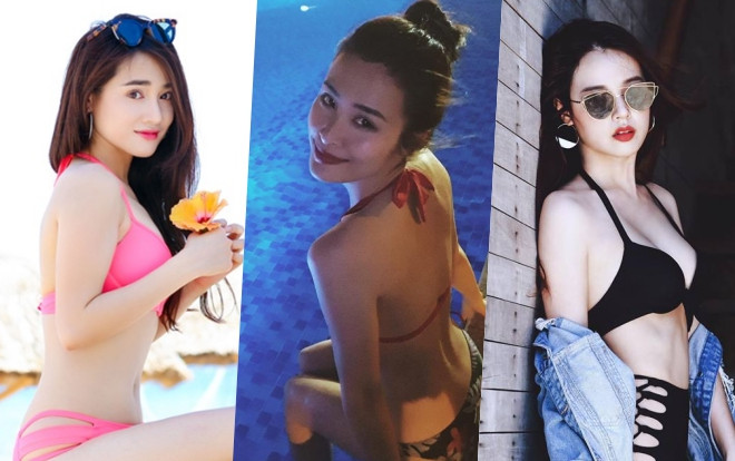 Đang kín đáo, những mỹ nhân Việt này gây 'choáng' khi bất ngờ diện bikini Ảnh 2