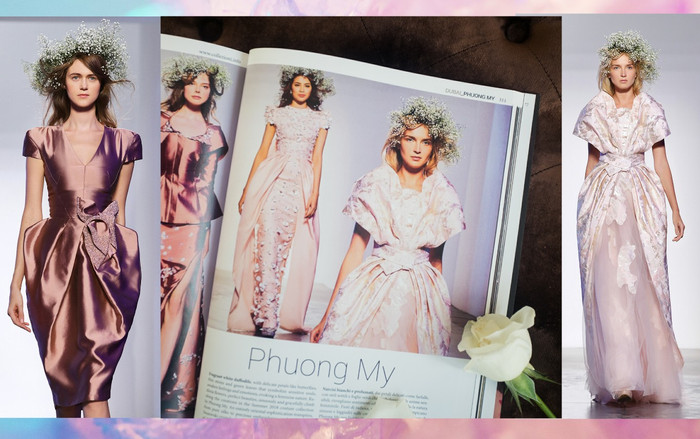 Thiết kế của Phương My xuất hiện trên tạp chí thời trang Ý, chẳng kém cạnh Chanel, Dior Ảnh 2