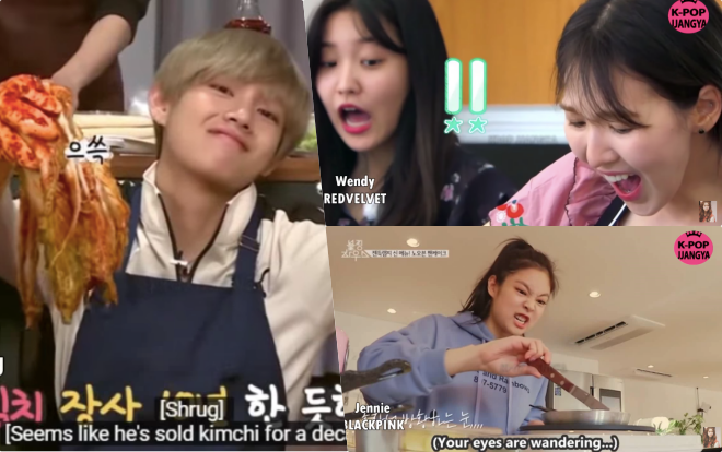 Sao Hàn vào bếp: tìm kiếm 'thánh hậu đậu của năm' với muôn vạn biểu cảm khó đỡ Ảnh 2