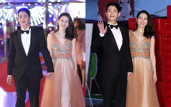 Đang tình tứ với Jung Hae In, 'chị đẹp' Son Ye Jin bất ngờ gặp lại 'hội bạn trai cũ' tại Baeksang 2018 Ảnh 2