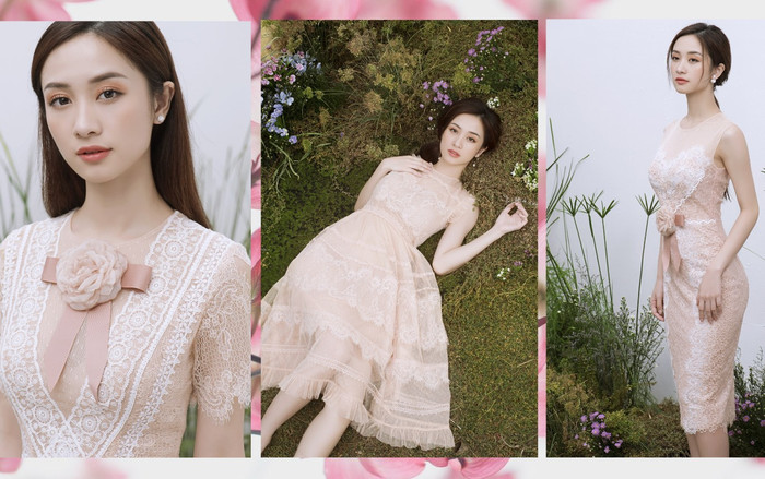 Sau đại tu vòng 1, Jun Vũ khoe vẻ đẹp mong manh cùng váy ren, ai nhìn cũng yêu Ảnh 2