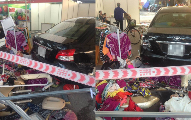 Đạp nhầm chân ga, nam nhân viên rửa xe lái ô tô đâm 5 người bị thương nặng Ảnh 2