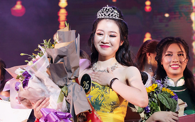 Lộ diện Tân Hoa khôi Học viện Ngoại giao 2018 với màn thi ứng xử bằng tiếng Anh xuất sắc Ảnh 2