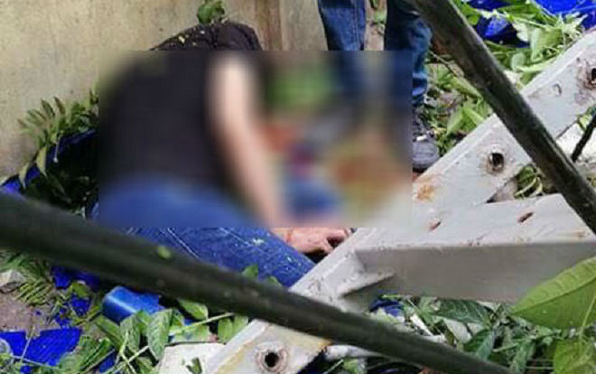 Thang vận chuyển cuộn tốc rơi từ tầng 6 do đứt dây cáp, đè trúng 2 người đang ngồi trà đá Ảnh 2