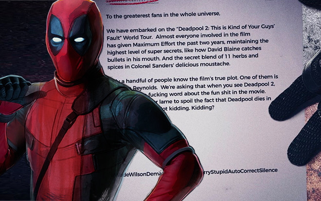 Deadpool tiếp tục 'lầy lội' khi bắt chước Thanos kêu gọi khán giả không tiết lộ nội dung phim Ảnh 2