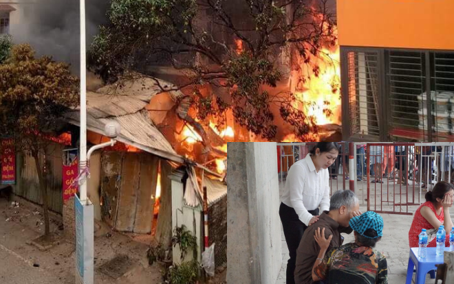 Con trai suy sụp vì không cứu được mẹ già sau hỏa hoạn thiêu rụi căn biệt thự bán chăn ga gối đệm Ảnh 2