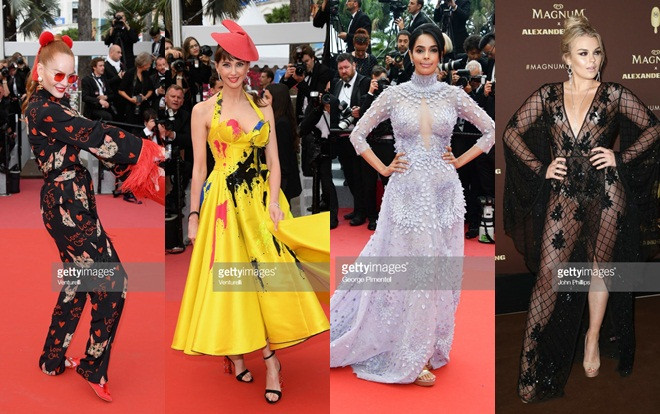 Những nhân vật 'lố và lộ' gây nhức mắt trên thảm đỏ Cannes 2018 ngày thứ 3 Ảnh 2