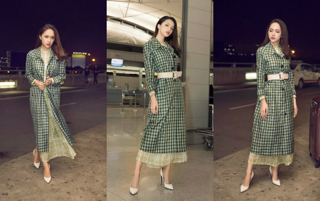 Hương Giang diện váy voan xuyên thấu nổi bật ở sân bay, háo hức cho chuyến xuất ngoại tới 'xứ sở Chuột túi' Ảnh 2