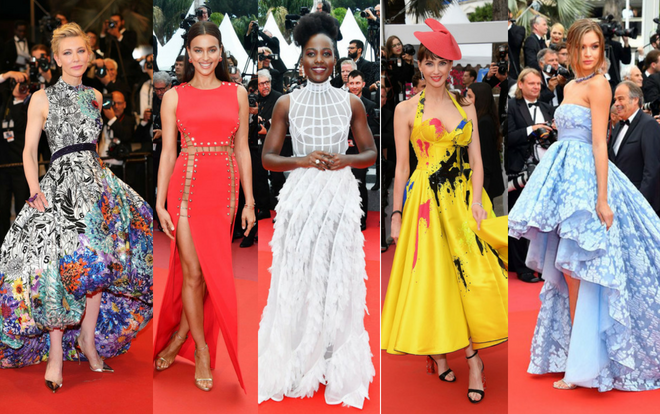 Cannes ngày 3: Thời trang kì dị nhường chỗ cho những bộ cánh lộng lẫy sắc màu Ảnh 2