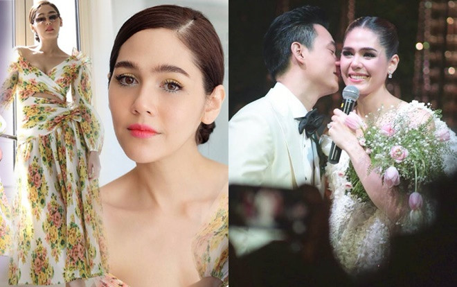 Chompoo Araya kỷ niệm ngày cưới một mình ở Cannes, chồng tỷ phú nói 1 câu khiến cả Thái Lan phát ghen Ảnh 2