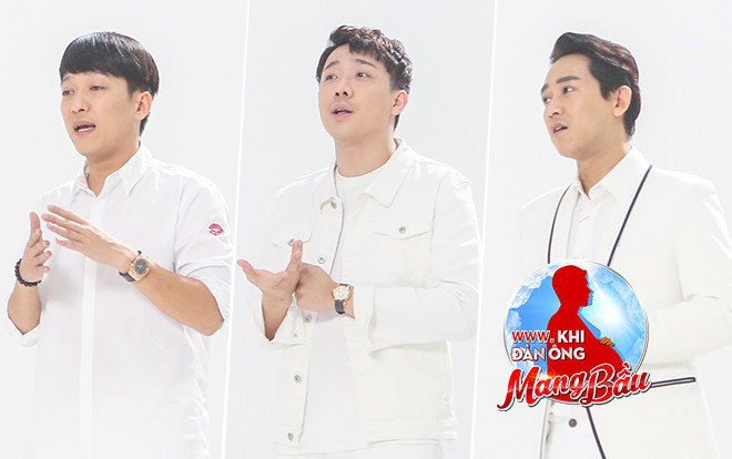 Trấn Thành - Trường Giang - Hứa Vĩ Văn sẵn sàng 'đau đớn, vật vã' để sinh con trong Khi đàn ông mang bầu Ảnh 2