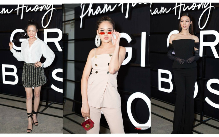 Khánh My khoe vai trần gợi cảm, Nhã Phương mặc cá tính dự show thời trang dưới hầm gửi xe Ảnh 2