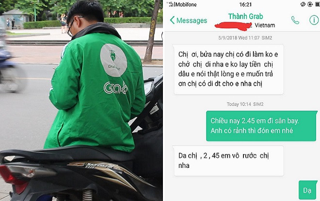 Bạn sẽ thấy ấm áp vô cùng khi đọc câu chuyện của anh tài xế Grabbike 'hào phóng nhất Sài Gòn' Ảnh 2