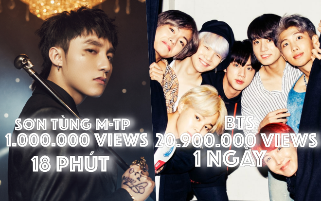 1.000.000 views trong 18 phút đầu tiên, Sơn Tùng M-TP sẽ đạp đổ kỷ lục của BTS? Ảnh 2