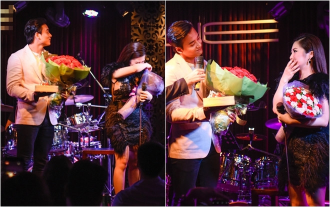 Hương Tràm gọi Mai Tài Phến là 'người tuyệt vời trong cuộc đời' khi được mừng sinh nhật sớm Ảnh 2