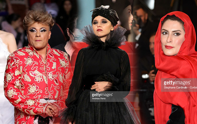 Cô bé quàng khăn đỏ, Maleficent, Bạch tuộc Ursula cùng xuất hiện trên thảm đỏ Cannes ngày 5 Ảnh 2