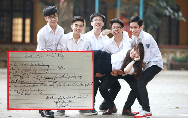 Cười sái quai hàm với 1.001 lý do xin nghỉ học nghe thôi cũng thấy mệt của học trò Ảnh 2