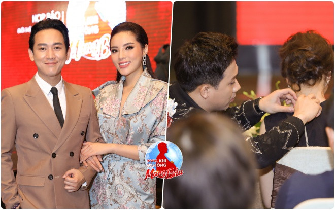 Hứa Vĩ Văn - Kỳ Duyên fashion thời thượng, Trấn Thành ngọt ngào chăm sóc Hari Won tại họp báo Ảnh 2