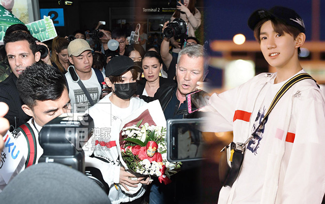 Đại diện cho hai thương hiệu lớn tới Cannes 2018, Vương Nguyên được ký giả quốc tế săn đón từ sân bay Ảnh 2