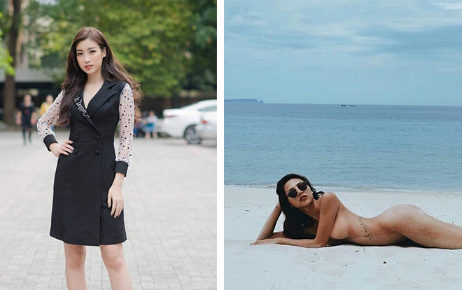 Đỗ Mỹ Linh diện bộ cánh như quý bà U40, Minh Triệu không mặc bikini khoe body trên bãi biển Ảnh 2