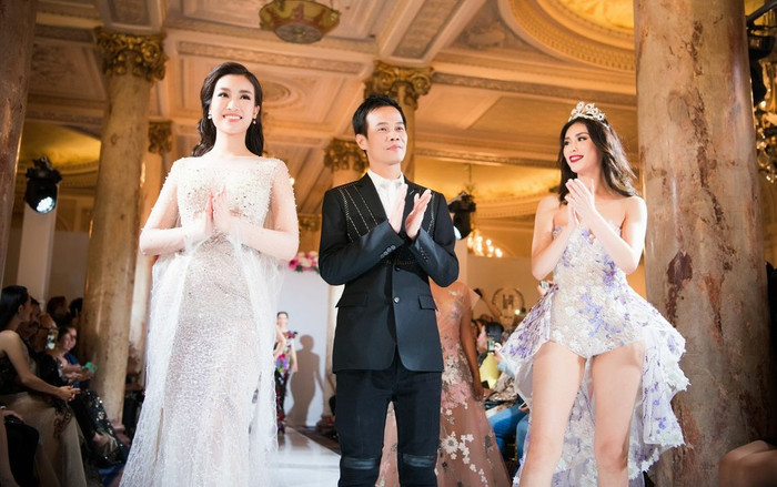 Đỗ Mỹ Linh, Hoa hậu Hoàn vũ 2007 'đọ sắc' khi cùng làm vedette trong show Hoàng Hải tại Cannes Ảnh 2