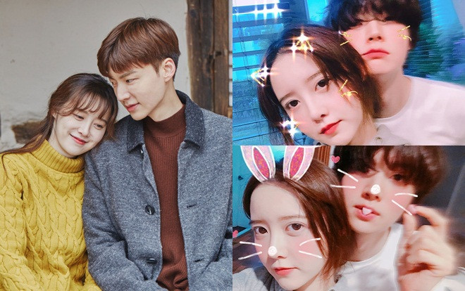 Kỷ niệm 2 năm ngày cưới, 'nàng cỏ' Goo Hye Sun lần đầu khoe loạt ảnh 'selfie' cùng chồng trẻ Ảnh 2