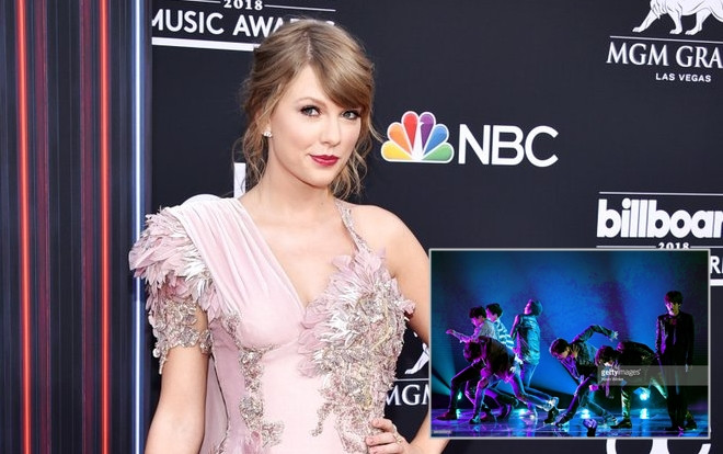 Chụp ảnh hậu trường thân thiết nhưng Taylor Swift vẫn không ở lại xem tiết mục của BTS tại BBMAs 2018 Ảnh 2