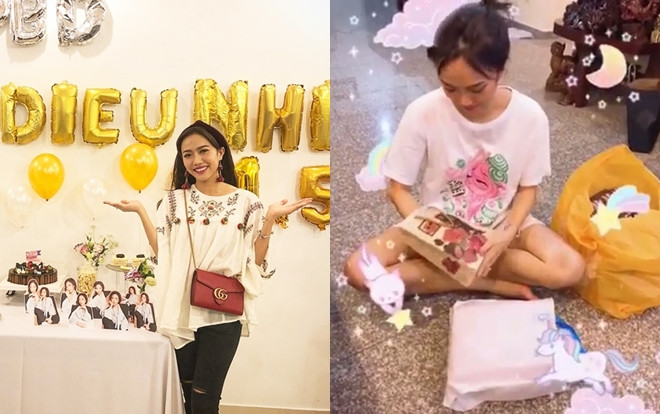 Diệu Nhi hạnh phúc đón tuổi mới bên người hâm mộ, nhận quà sinh nhật cực 'sốc' Ảnh 2