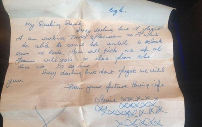 Cụ bà tìm thấy bức thư tình viết cho người yêu 6 thập kỷ trước theo cách không ngờ Ảnh 2