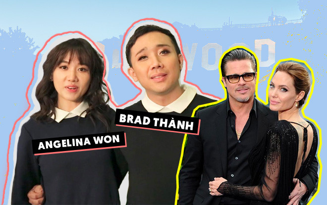 Hé lộ tạo hình phong cách 'Brad Thành - Angelina Won', gia đình Xìn-Ri 'chặt đẹp' Trường Giang trong hậu trường Ảnh 2
