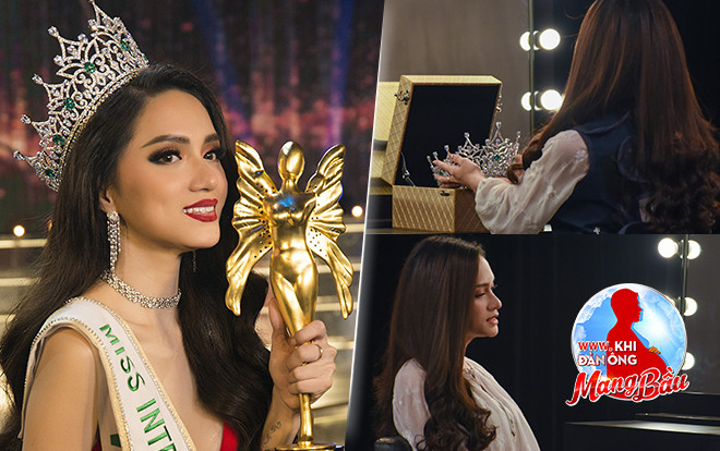 Hương Giang gây xúc động khi đóng hộp vương miện, 'tạm ngưng' làm hoa hậu để tập trung… mang bầu Ảnh 2