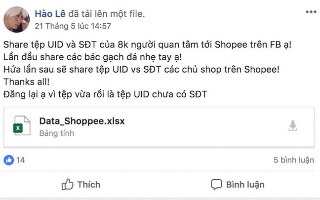800.000 số điện thoại thành viên trang Facebook lớn ở VN bị lộ? Ảnh 2