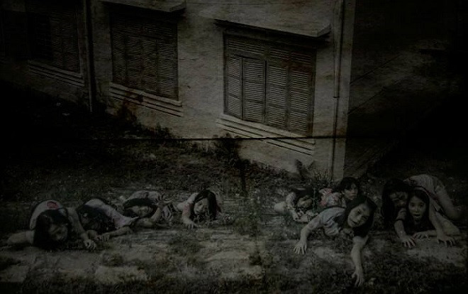 Bộ ảnh kỷ yếu chủ đề zombie của học sinh lớp 11 gây tranh cãi vì quá rùng rợn Ảnh 2