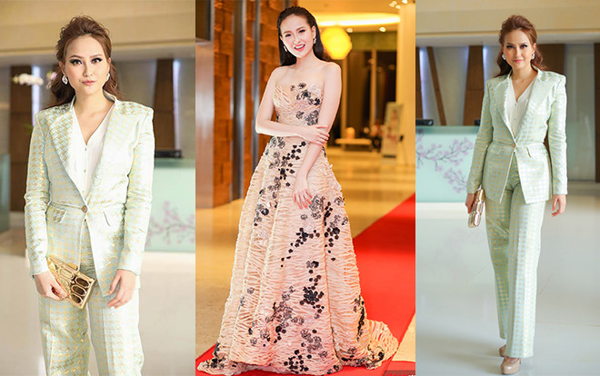 Đang diện đầm đi event rất ổn, Khánh Ngân bỗng chuyển style menswear và sai toàn tập Ảnh 2