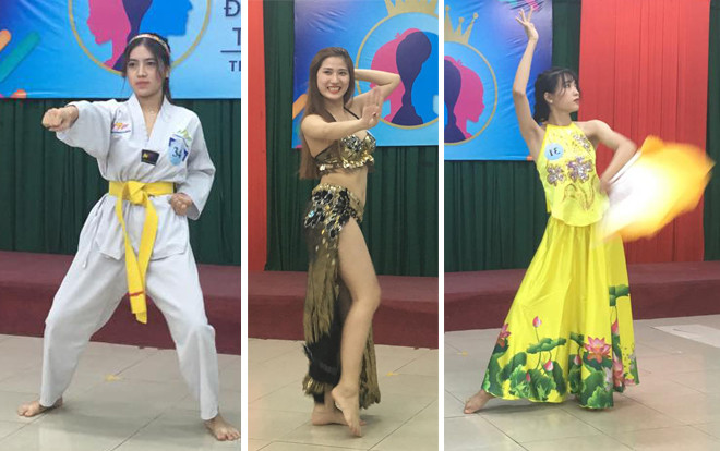 Chiêm ngưỡng những phần thi tài cực đỉnh của sinh viên ĐH Văn Hóa trong vòng sơ khảo Sinh viên thanh lịch Ảnh 2