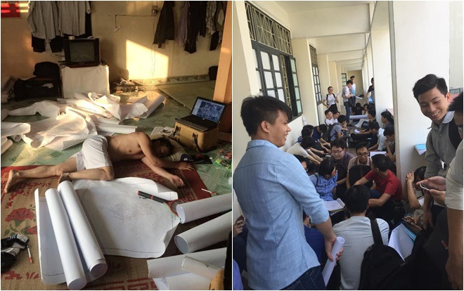 Chẳng đâu khổ bằng sinh viên kỹ thuật, vạ vật ăn ngủ ngày đêm với đồ án Ảnh 2