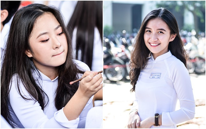 Nhân lễ bế giảng của THPT Lê Quý Đôn, dân tình trầm trồ phát hiện cả một trời gái xinh xao xuyến lòng người Ảnh 2