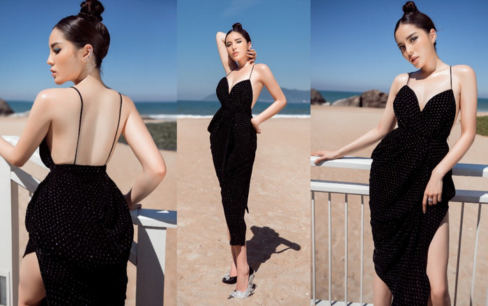 Diện áo dây hở ngực, Kỳ Duyên quyến rũ khó cưỡng khi dự show thời trang Ảnh 2