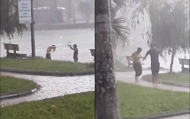 Sự thật bất ngờ phía sau clip thiếu nữ 'tắm tiên' ở hồ Học Viện Nông Nghiệp Hà Nội Ảnh 2