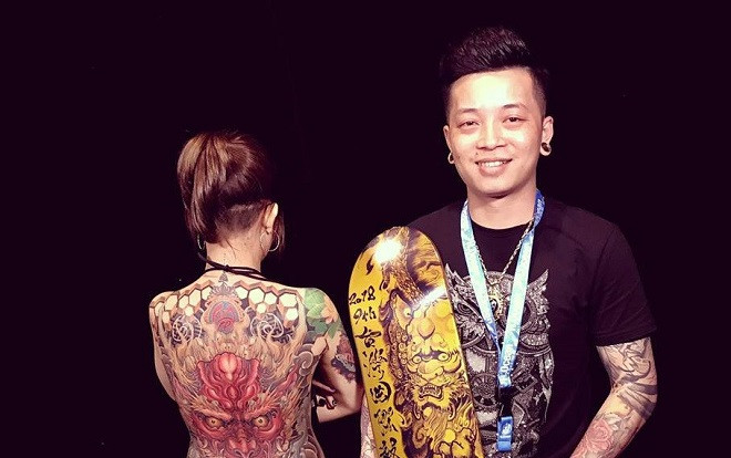 Từ chàng sinh viên tay trắng đến nghệ sĩ xăm nổi tiếng Hà thành Ảnh 2