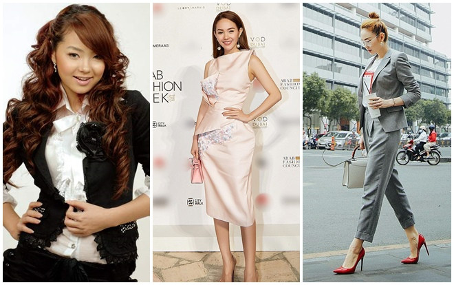 'Giật mình' với phong cách thời trang thay đổi đến chóng mặt của Minh Hằng Ảnh 2