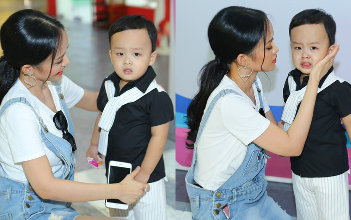 Hình ảnh ngộ nghĩnh của bé mập Sumo bên mẹ đơn thân Thanh Trúc Ảnh 2