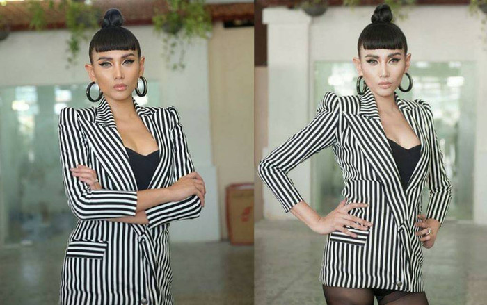 Diện vest ngắn cũn cỡn, Võ Hoàng Yến không may để lộ quần tất sờn rách Ảnh 2