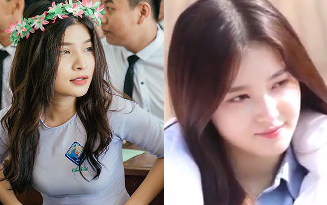 Chụp ảnh kỷ yếu xinh như thiên thần, nữ sinh bị dân mạng ráo riết truy link vì quá giống Nancy (Momoland) Ảnh 2