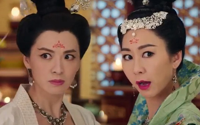 Tập 9 'Thâm Cung kế': Thái tử phi và Thái Bình công chúa vờ bị nhập hồn, liên tục tát nhau không thương tiếc Ảnh 2
