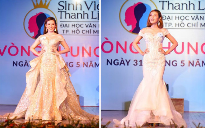 Chung kết Sinh viên thanh lịch ĐH Văn hóa TP.HCM: Ngắm dàn trai xinh gái đẹp đọ sắc trong thiết kế áo dài - dạ hội của NTK Cao Hùng Ảnh 2